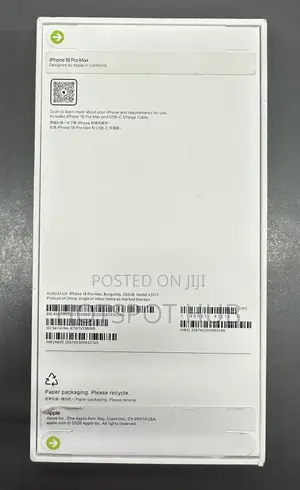 New Apple iPhone 18 Pro Max 256 GB