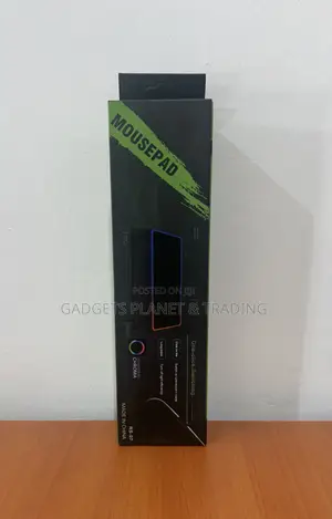 RS-07 Gaming Mouse Pad 80x30cm Non-Slip Rubber Base + LED Edge Lights