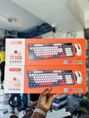 Wolf TF300 Charging Wireless Keyboard and Mouse Set