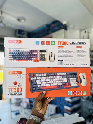 Wolf TF300 Charging Wireless Keyboard and Mouse Set