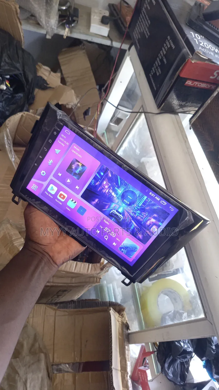 Carplay Android Screen for Nissan Rogue and Qasqhai 2016-2019