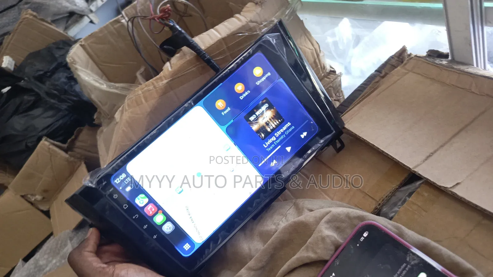 Carplay Android Screen for Nissan Rogue and Qasqhai 2016-2019
