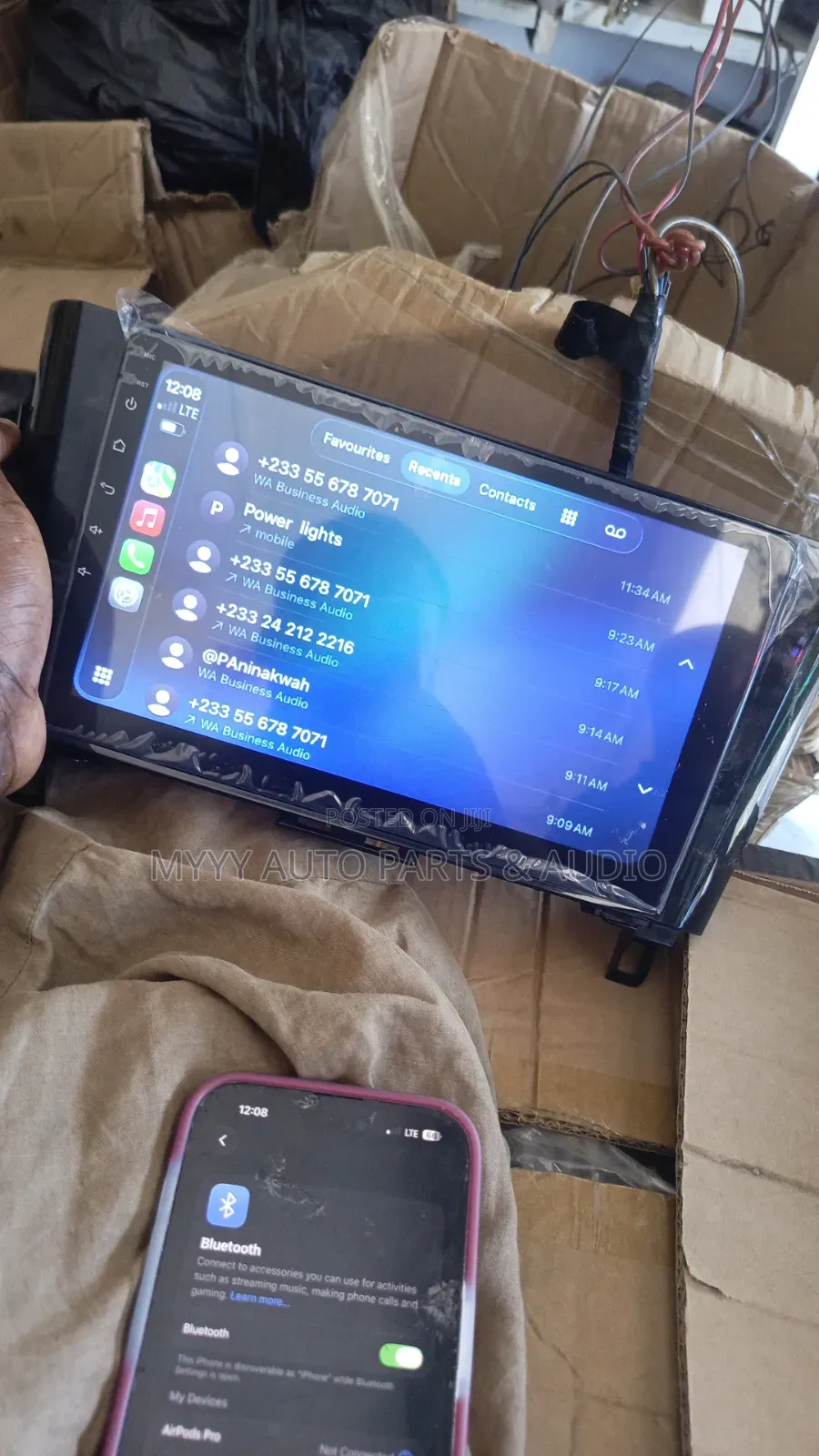 Carplay Android Screen for Nissan Rogue and Qasqhai 2016-2019