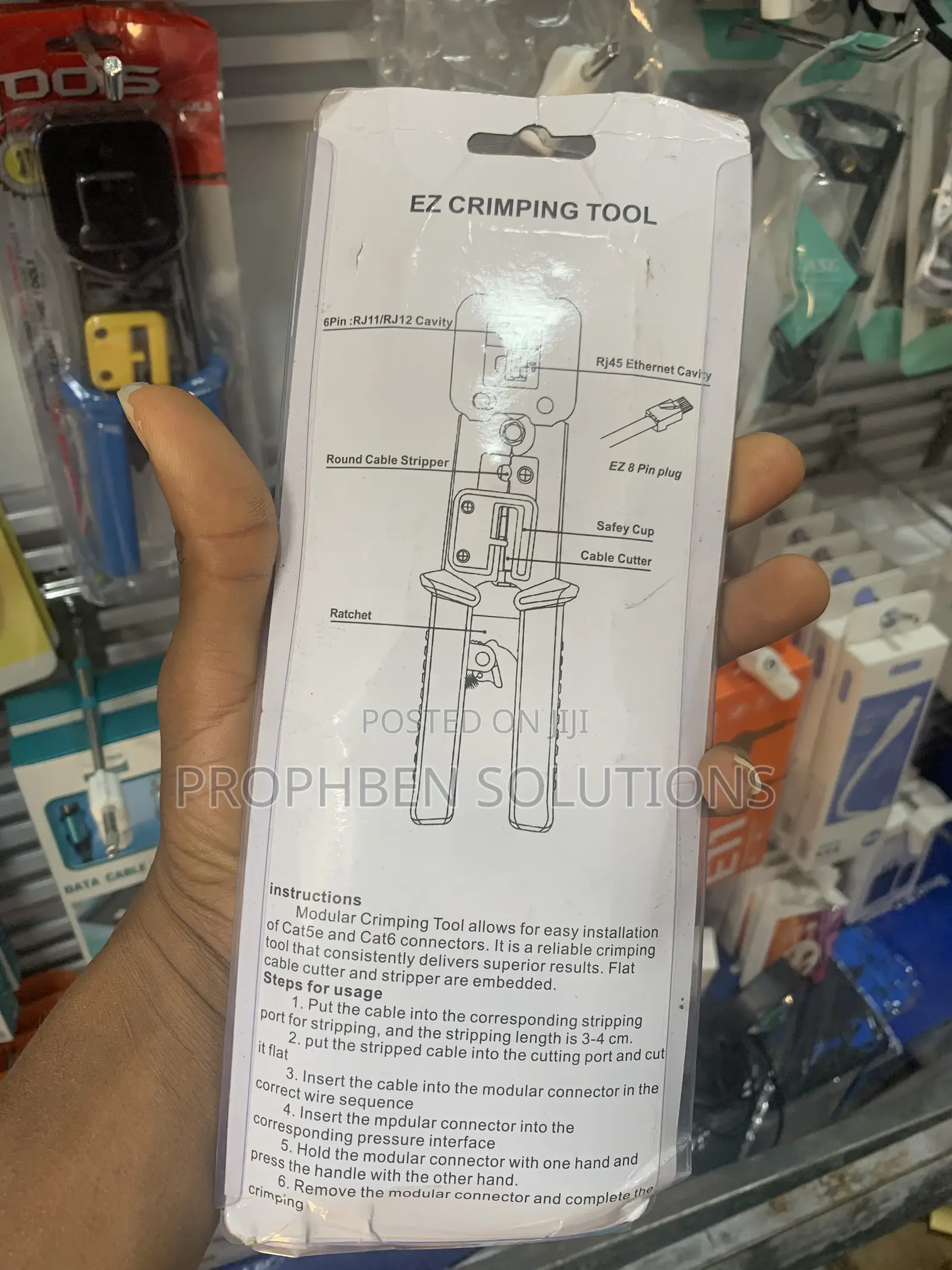 Pass Through Crimping Tool