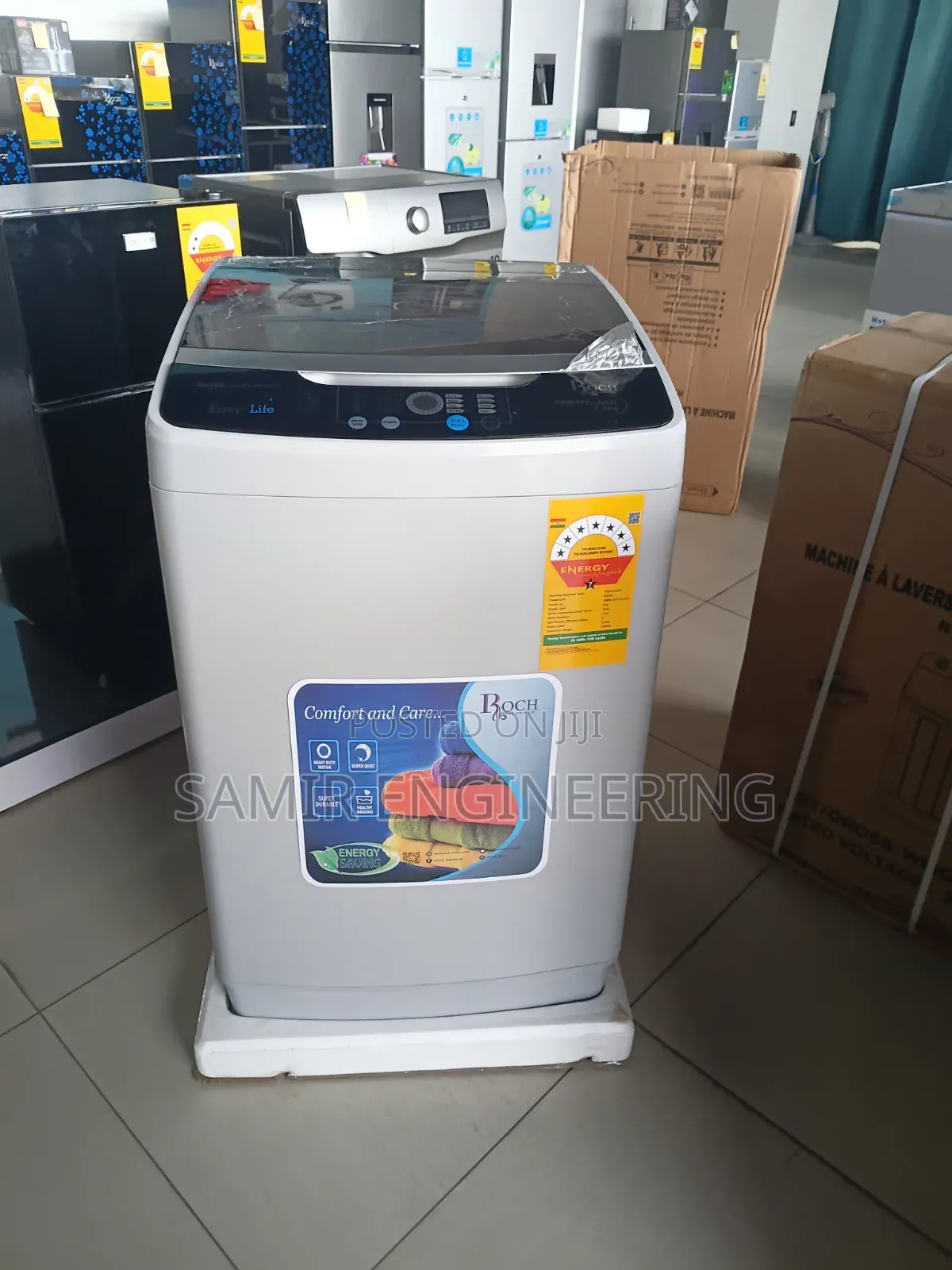 Roch 7kg Top Load Automatic Washing MachineSleek Grey | RWM-07TL-J(GY)