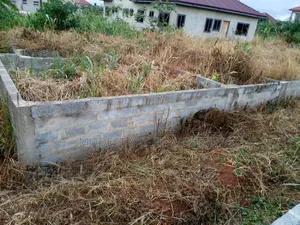 Half Plot With a 4bedroom Footing at Bawaleshie Close to the Main Road