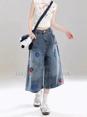 Denstyle Trendy Patchwork Wide-Leg