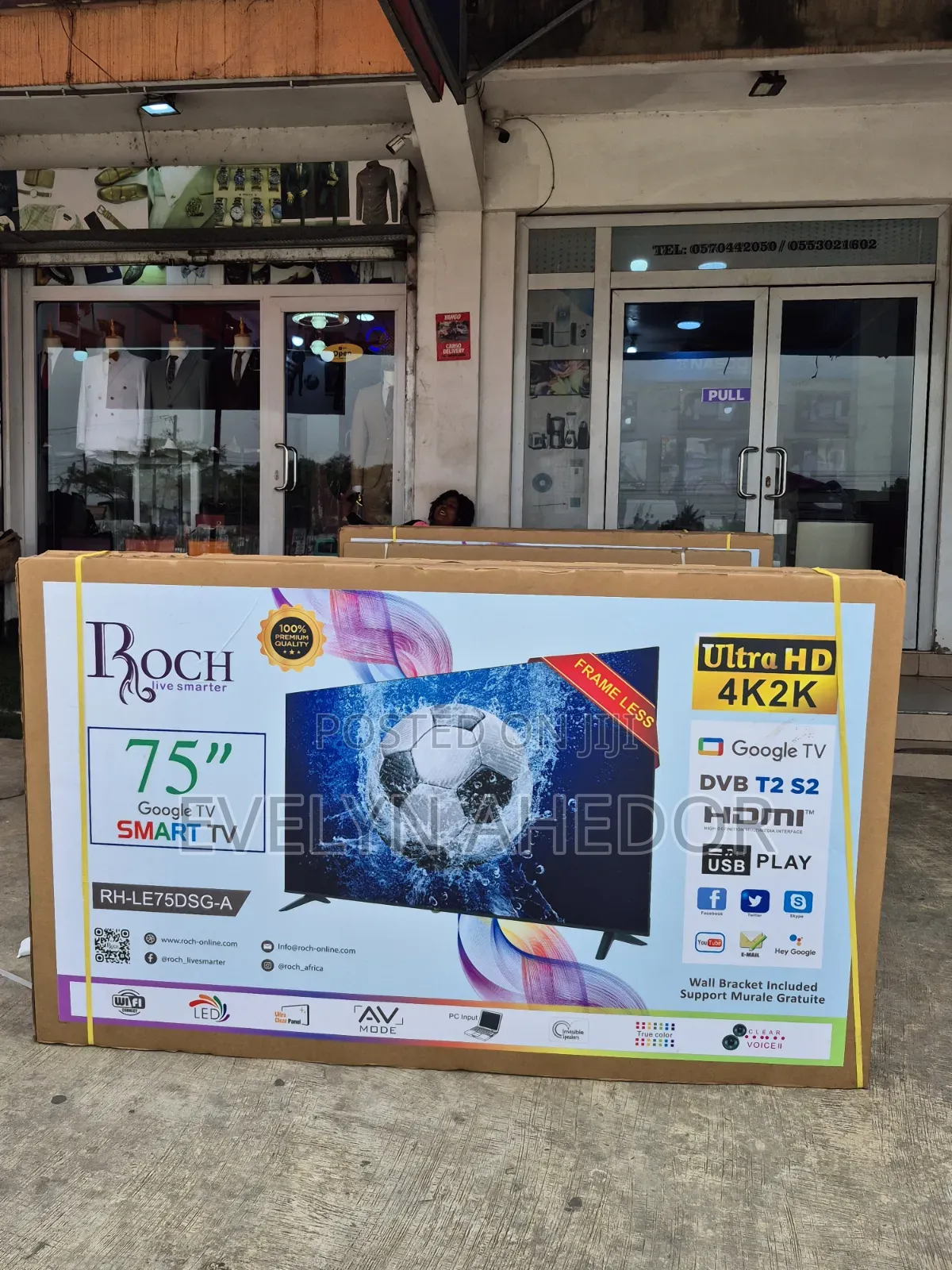 75 Inches Smart Roch TV With Youtube and Netflix for Sale