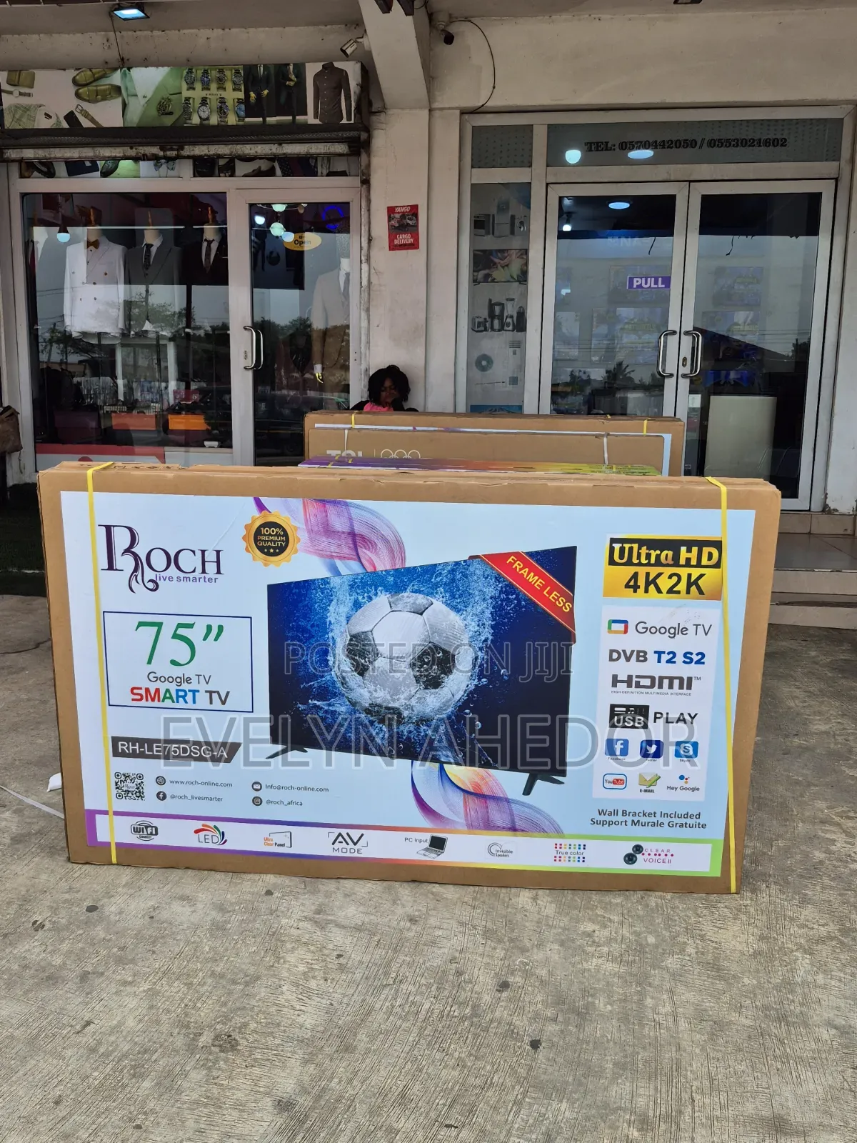 75 Inches Smart Roch TV With Youtube and Netflix for Sale