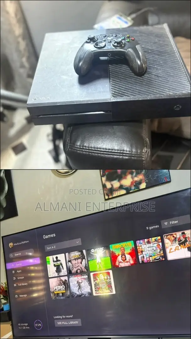 Xbox One With 9 Games