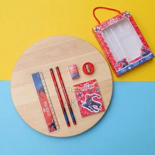 Children’s Stationery Gift Set Box – Spiderman Theme With Pencil