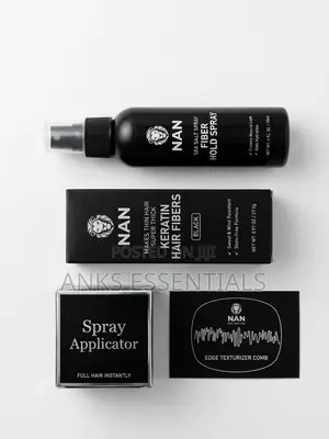 NAN Black Hair Fibers – Instant Hair