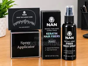 NAN Black Hair Fibers Styling Combo