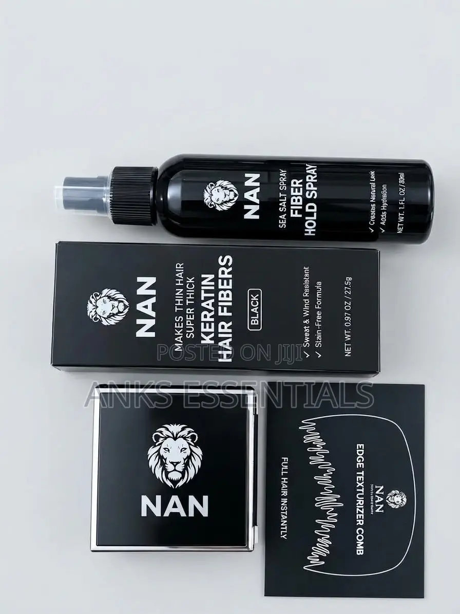 NAN Keratin Hair Fibers Complete Styling Kit