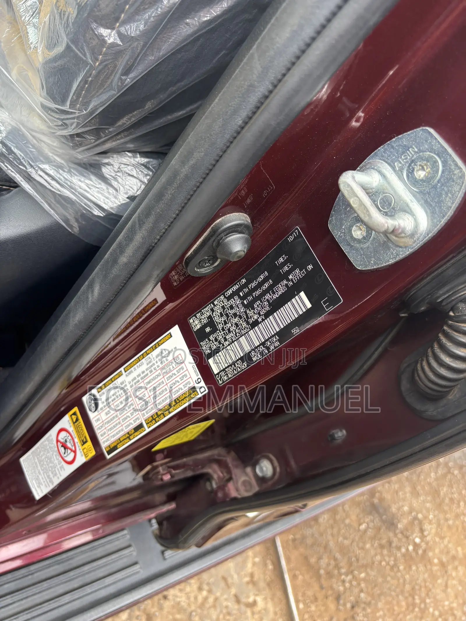 Lexus GX 460 Luxury 2018 Burgundy