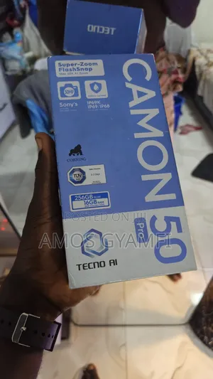 New Tecno Camon 50 Pro 256 GB Gray