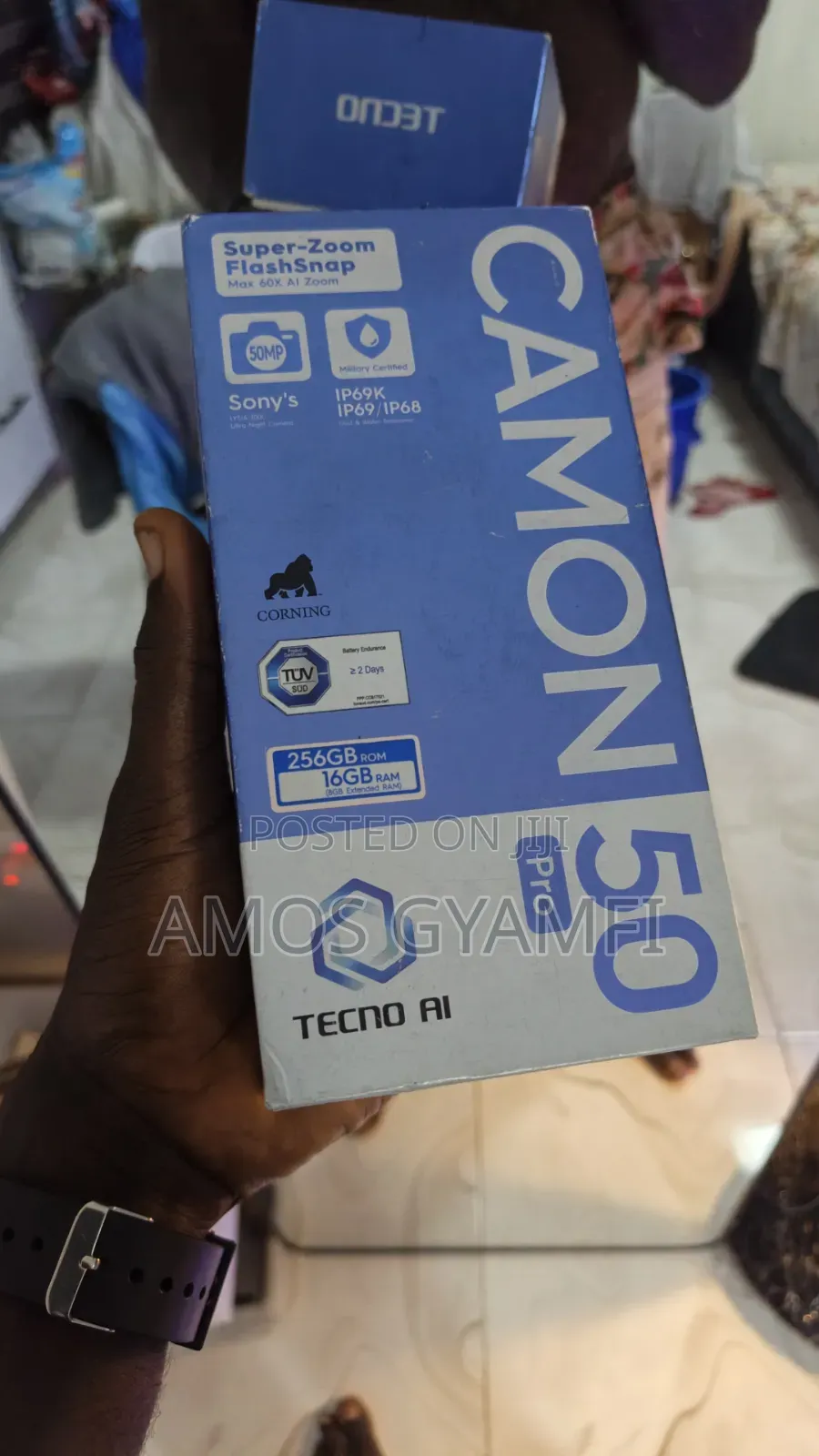 New Tecno Camon 50 Pro 256 GB Gray