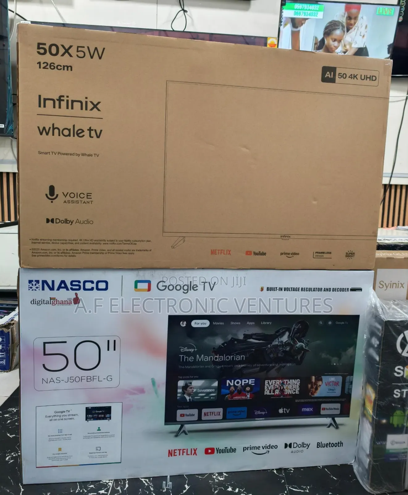 Nasco 50-Inch Google Android Smart TV