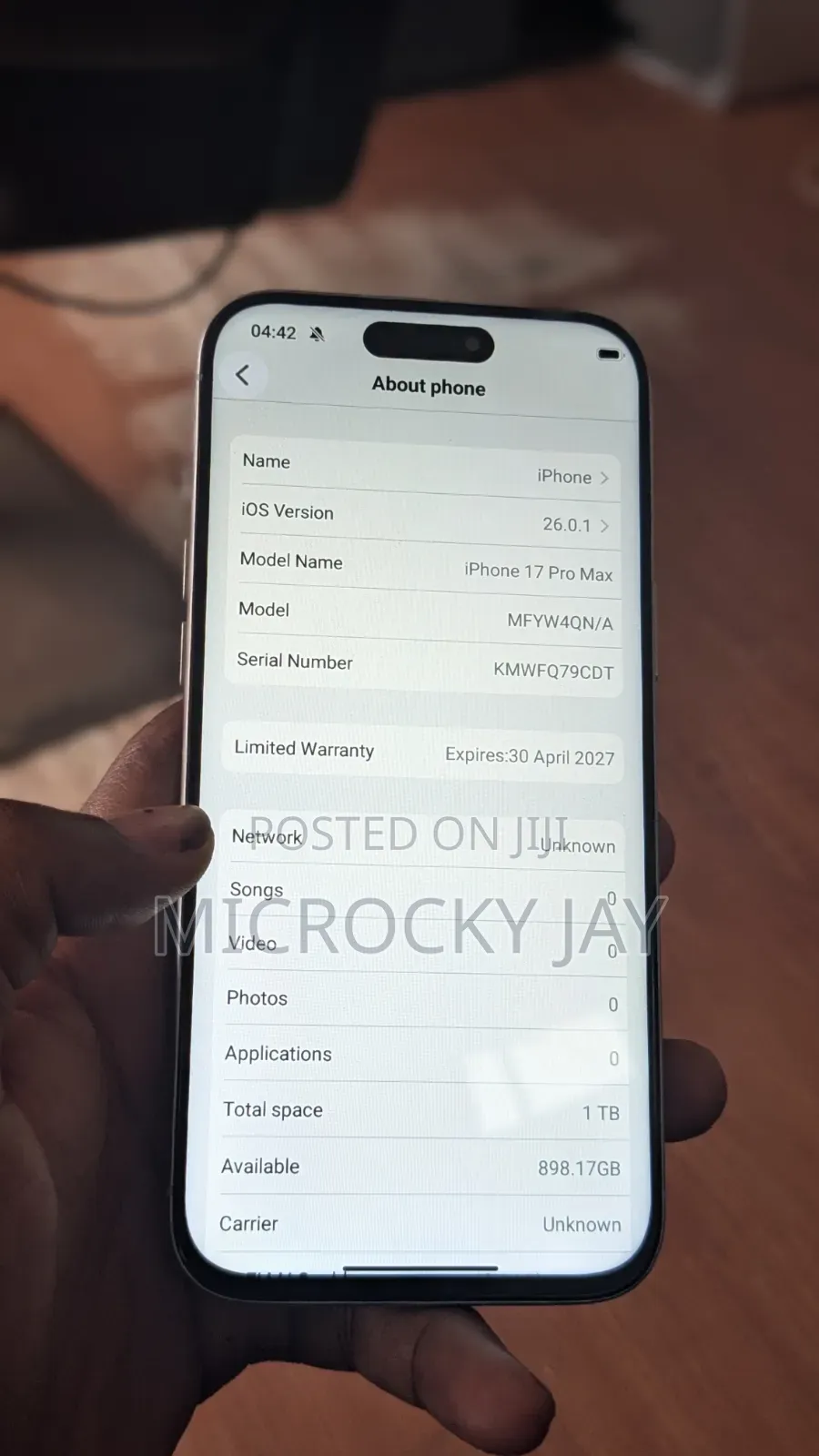 Apple iPhone 17 Pro Max 256 GB Silver