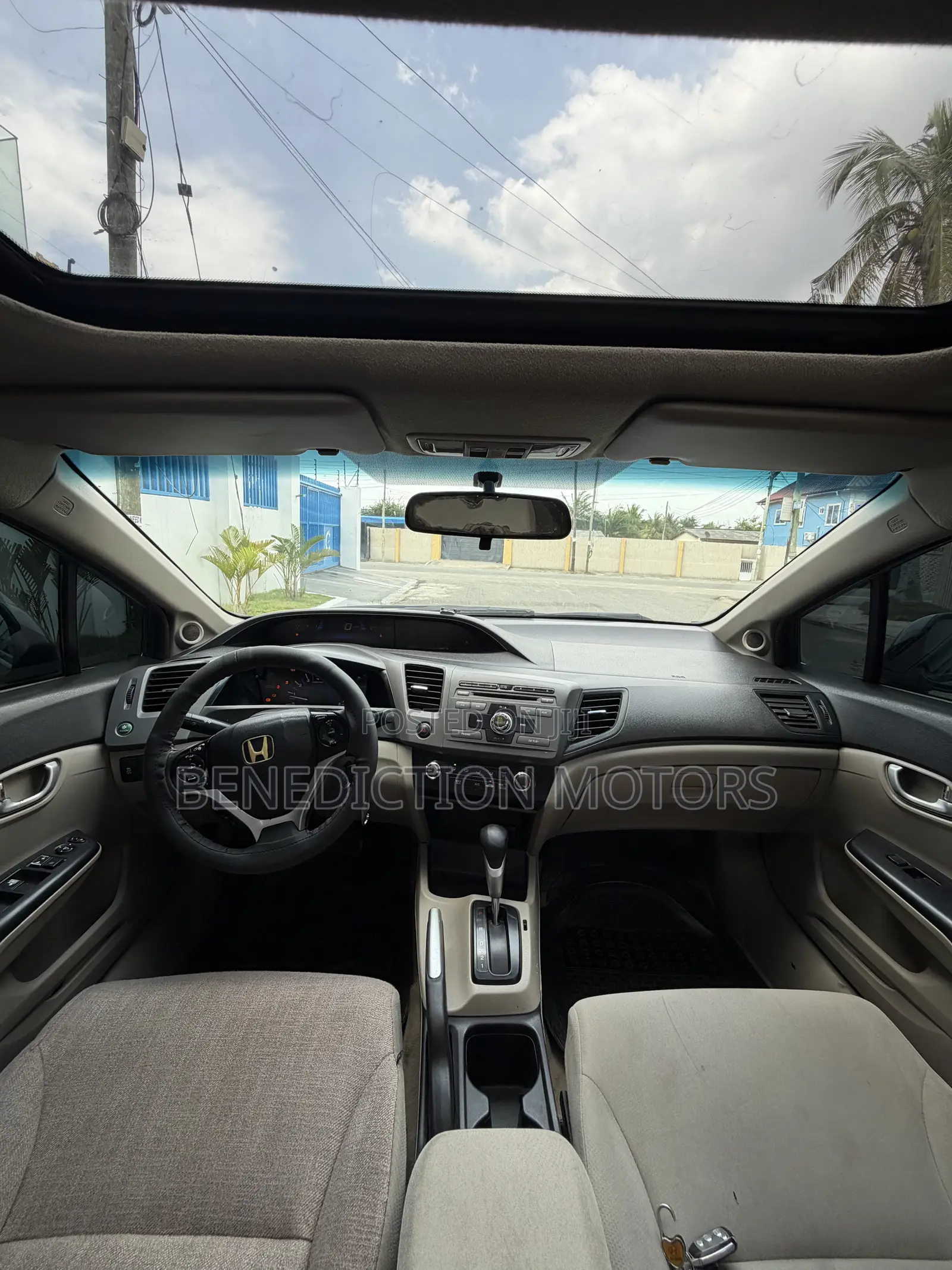 Honda Civic EX-L Sedan 2012 Gray