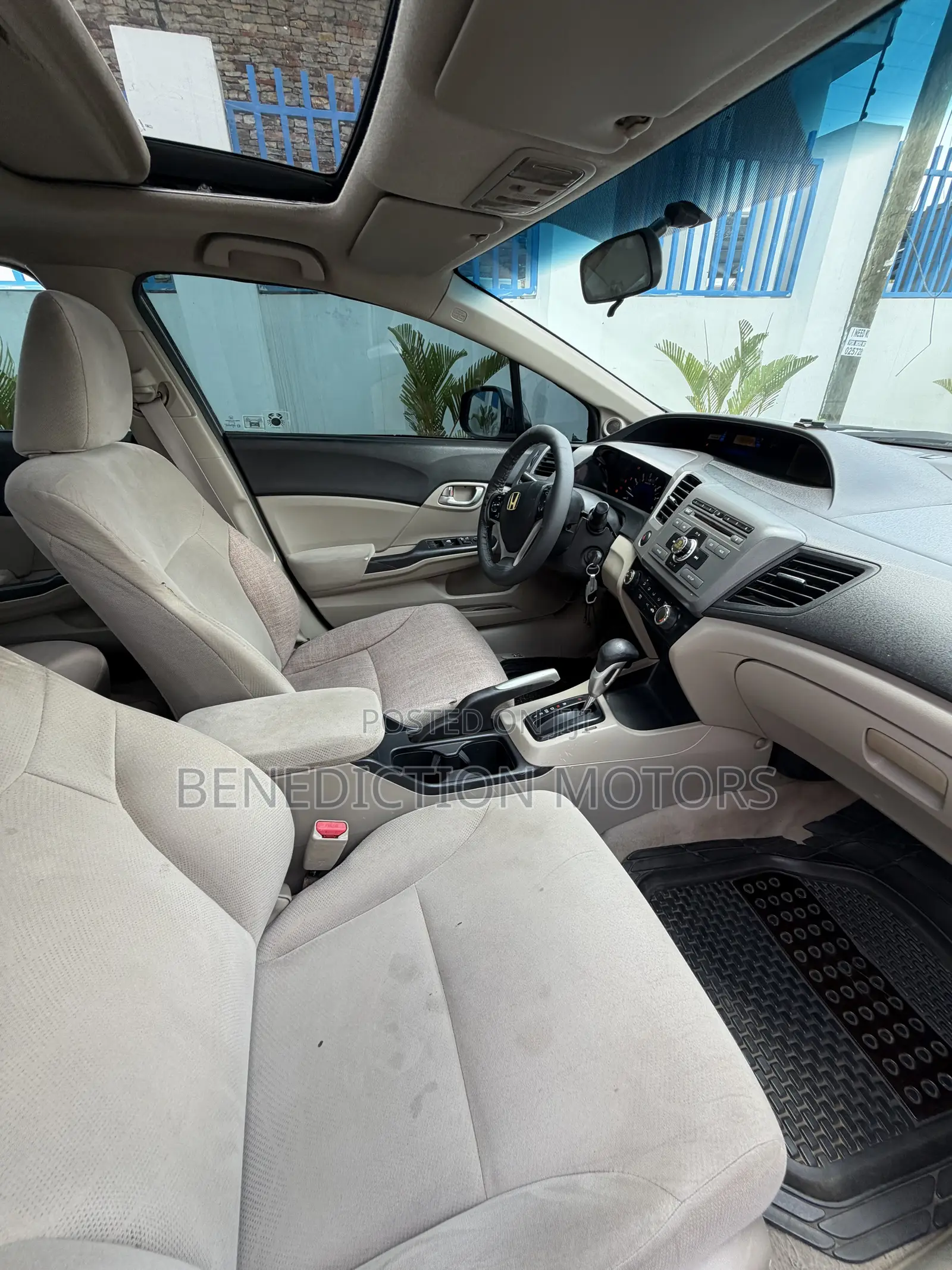 Honda Civic EX-L Sedan 2012 Gray