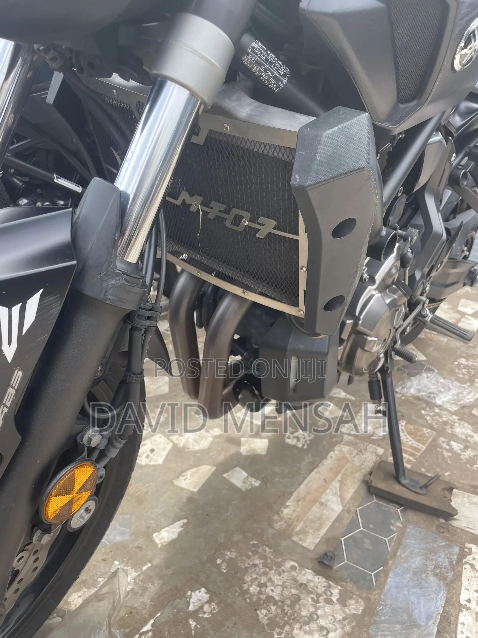 Yamaha MT-07 2017 Black