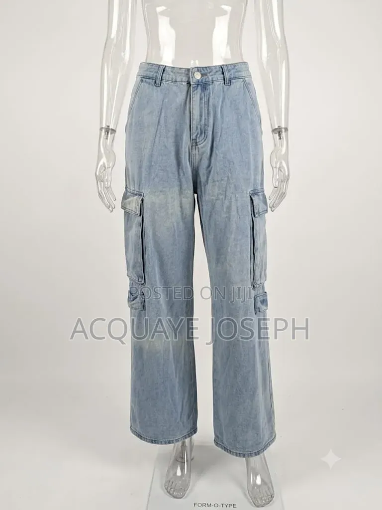 Men's Baggy Jeans With Side Pockets