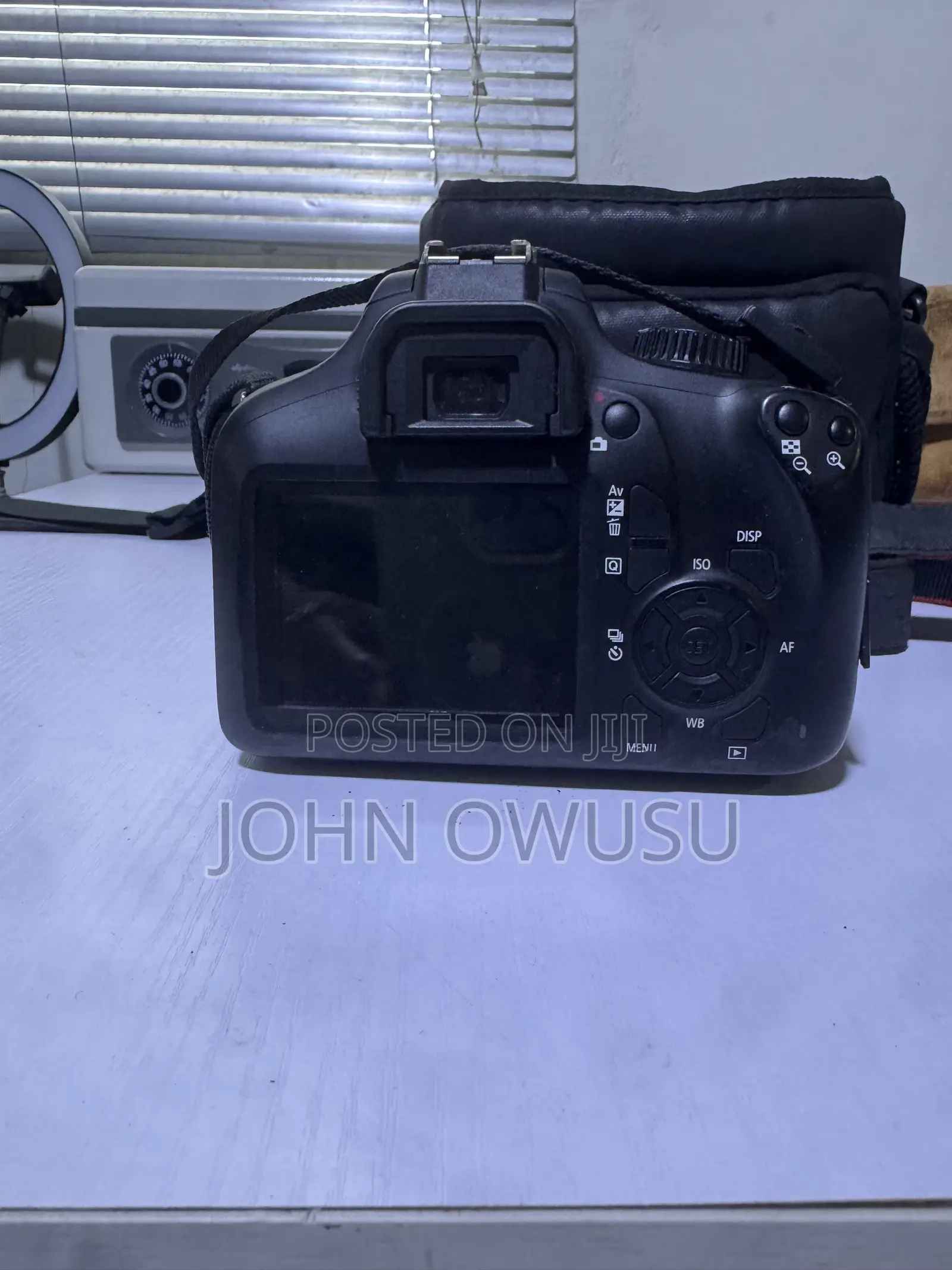 Used Canon 4000d With 55mm Prime Lens and Promate Bag.