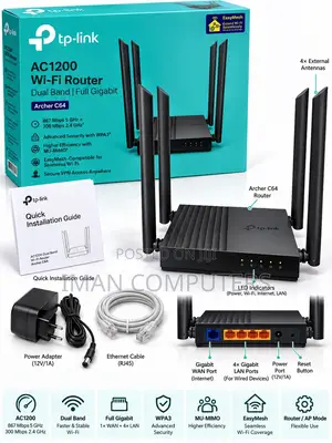TP-Link Archer C64 — AC1200 Wi-Fi Router