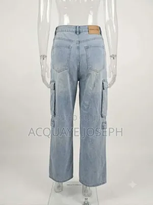 Men's Baggy Jeans With Side Pockets