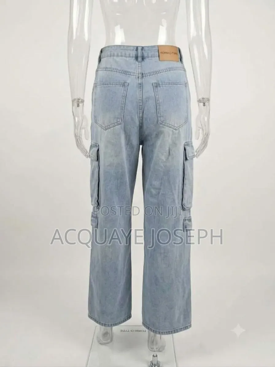 Men's Baggy Jeans With Side Pockets