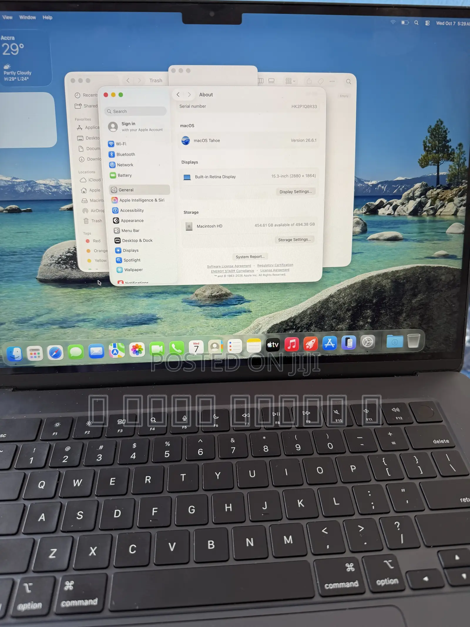 New Laptop Apple MacBook Air 2025 M4 24GB Apple M4 SSD 512GB