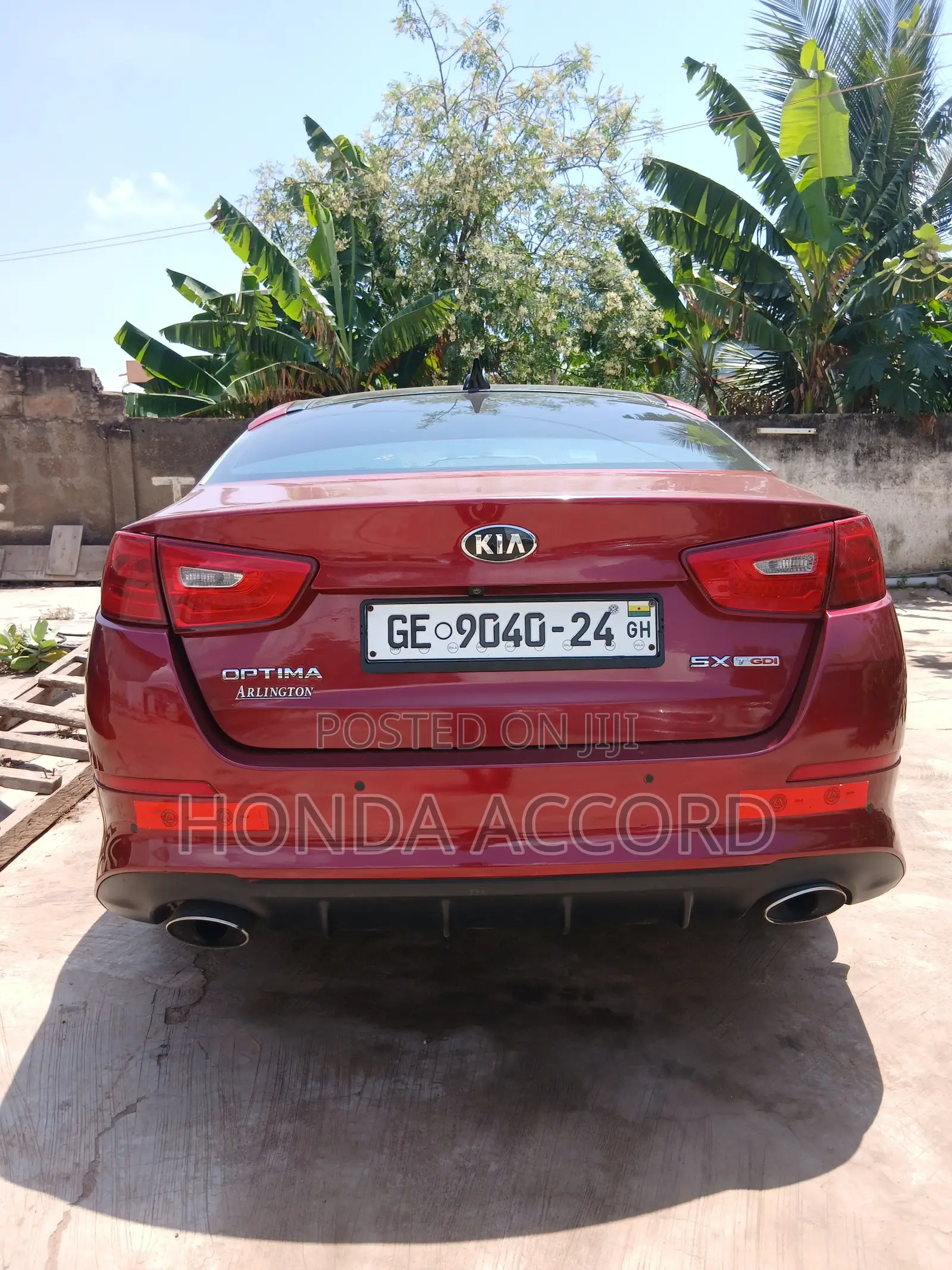 Kia Optima SX Turbo 4dr Sedan (2.0L 4cyl Turbo 6A) 2015 Burgundy