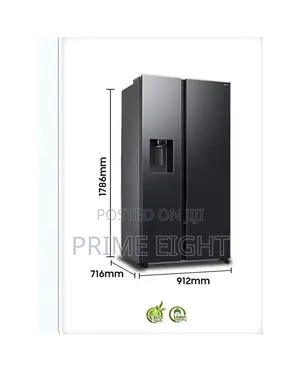 Samsung 635L Side-by-Side Refrigerator (RS70F65K4TGH) Available
