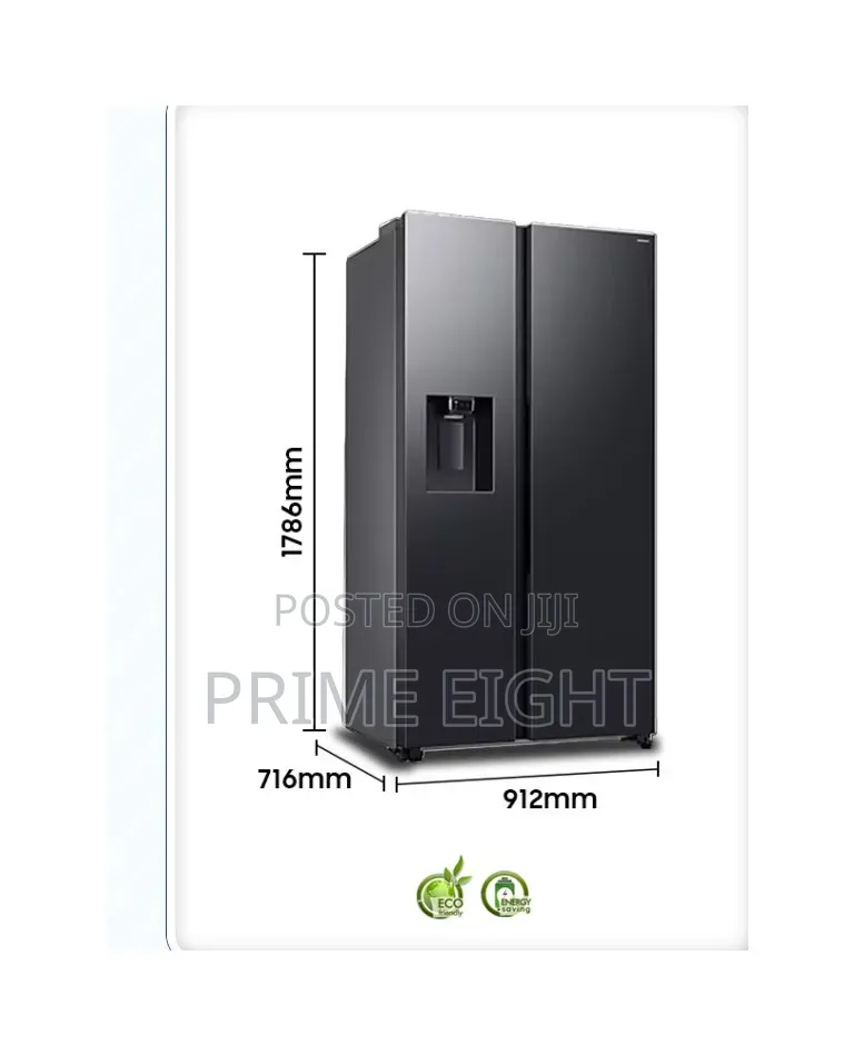 Samsung 635L Side-by-Side Refrigerator (RS70F65K4TGH) Available