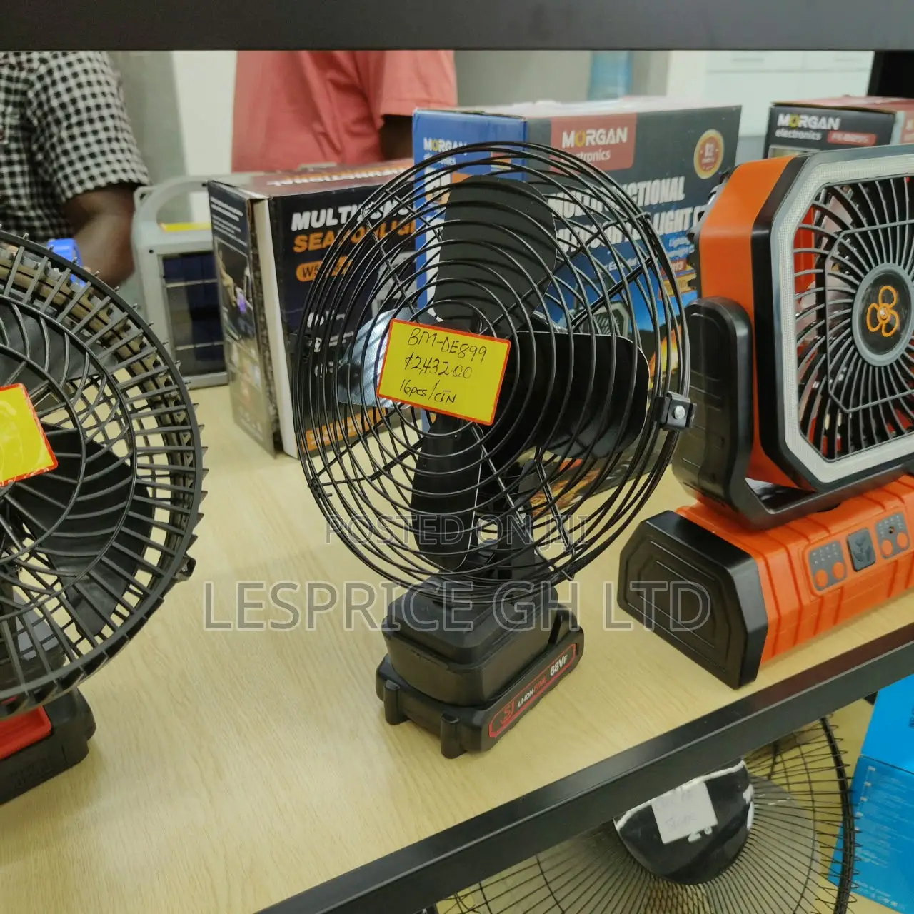Enjoy Great Quality Cordless Rechargeable Desk-Fan at an Amazing Price