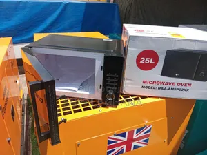 H&A 25L Microwave Oven – Sleek Black Design & Reliable Performance