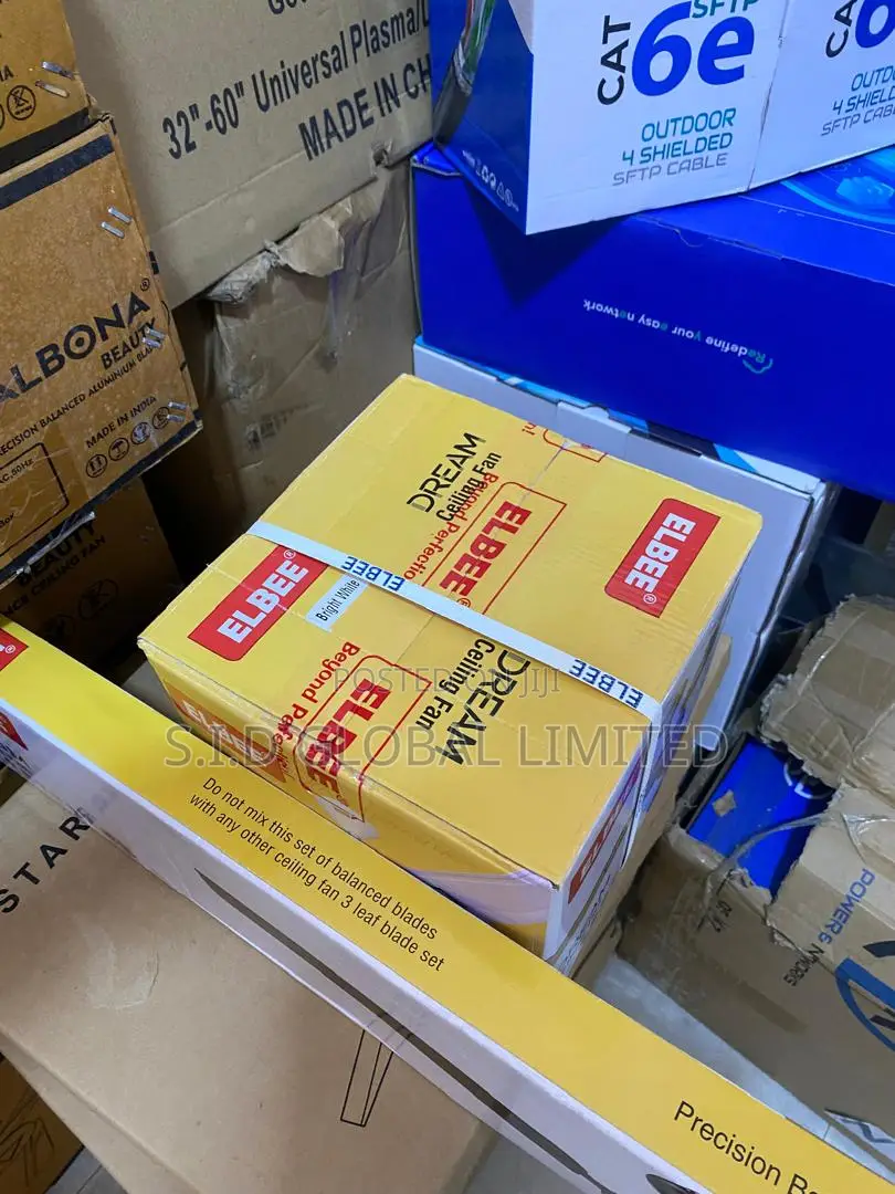 Attractive Elbee Dream Ceiling Fan Bright White