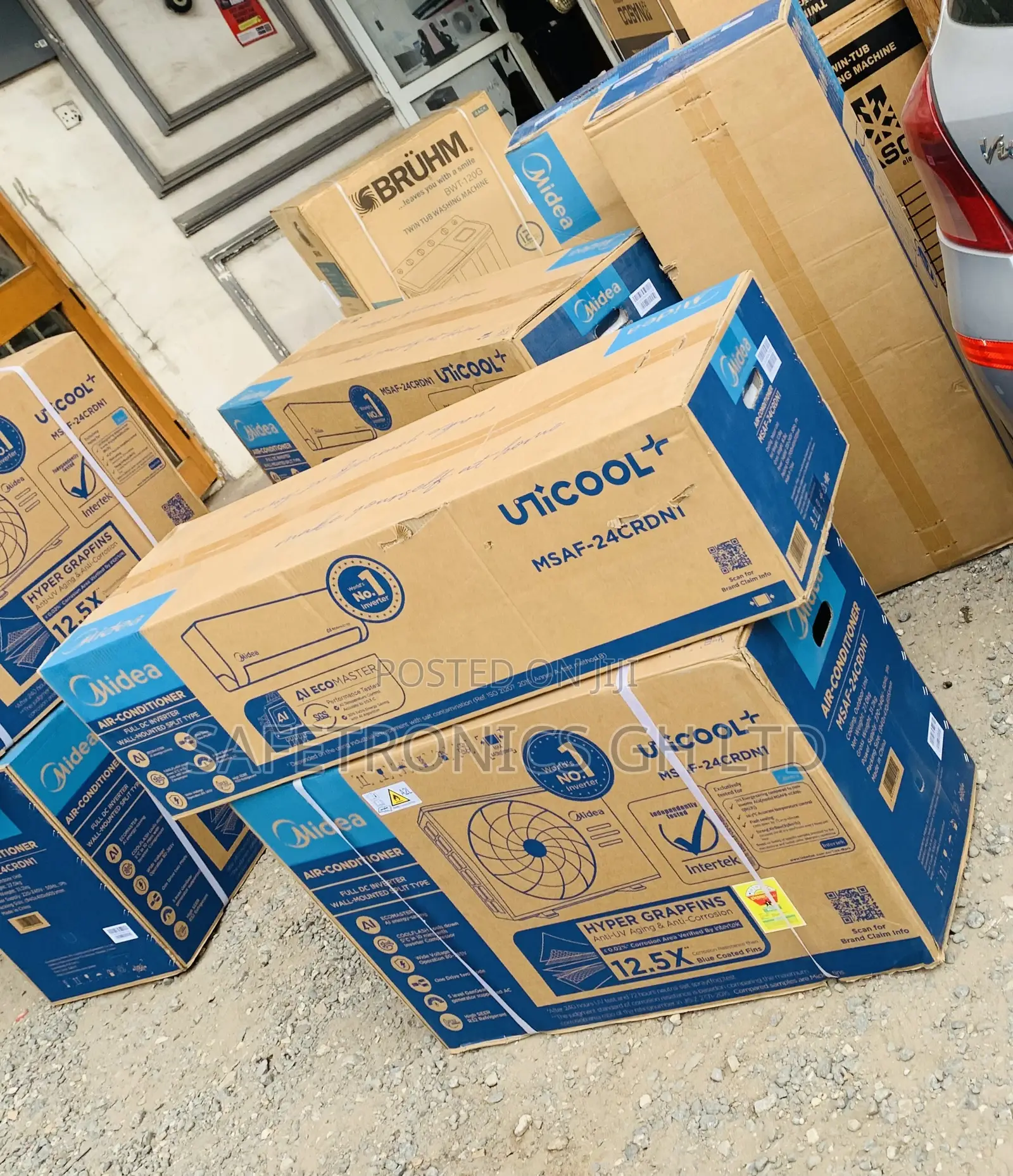 Highly Recommended < Split Type Midea 2.0 Horsepower White AC