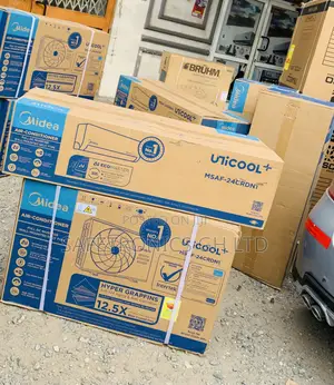 High Efficiency White Split 2.0 Horsepower Midea AC