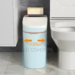 Covered Press-Type Trash Can/Bin