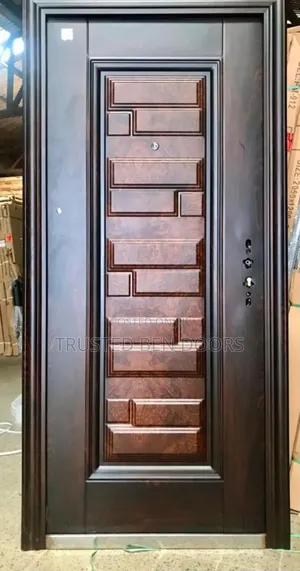 Quality Paladin Turkey Security Single Smooth Steel Metal Door