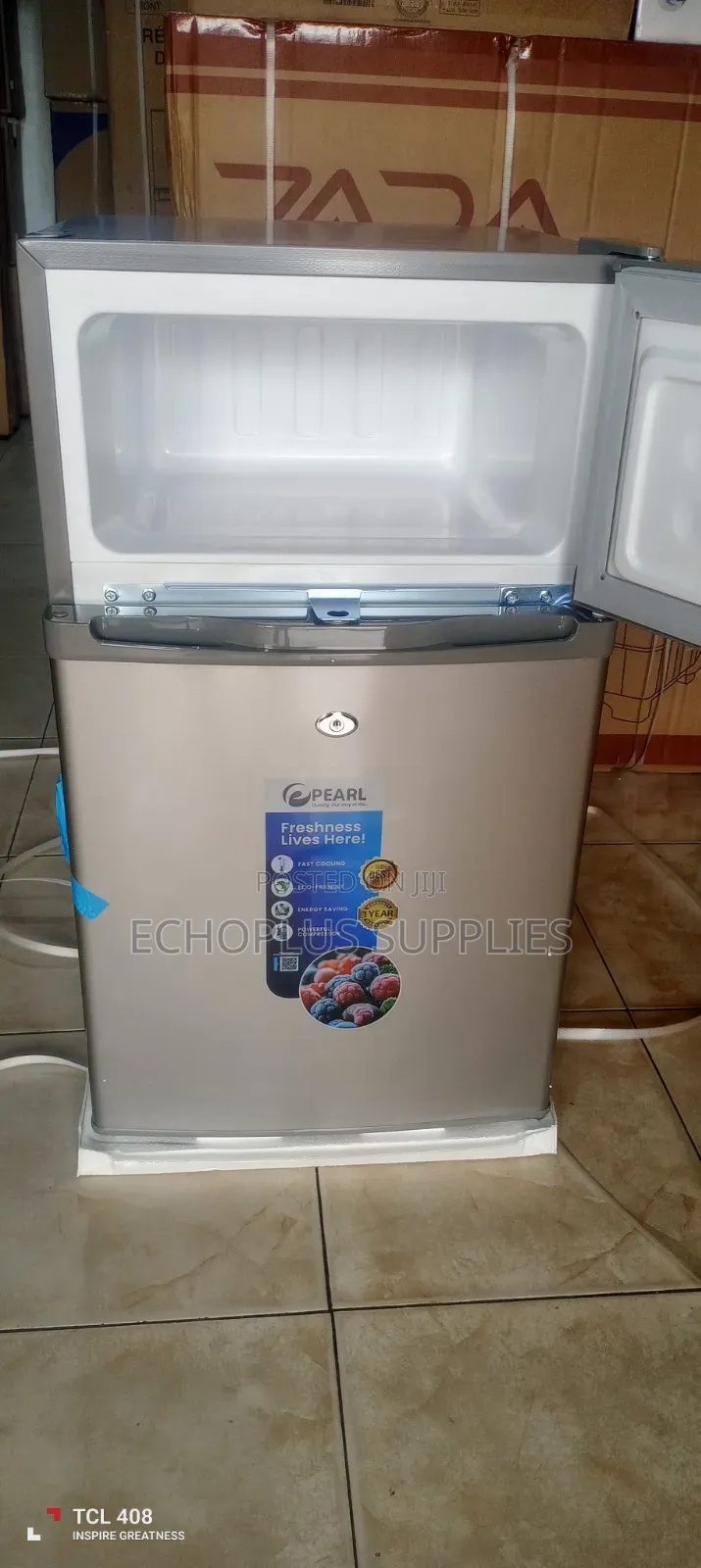 Pearl Table Top 2 Door Fridge/85 Liters