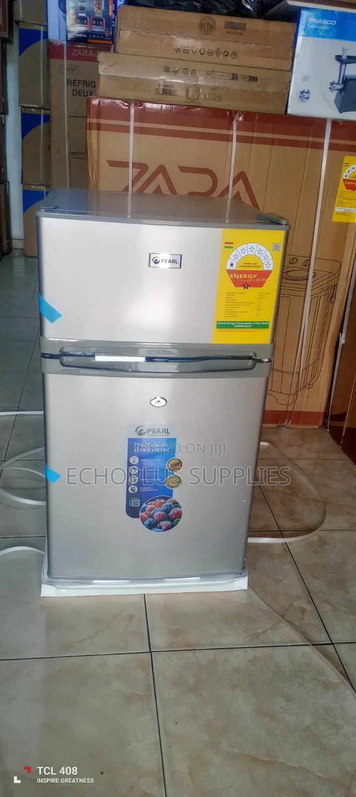 Pearl Table Top 2 Door Fridge/85 Liters