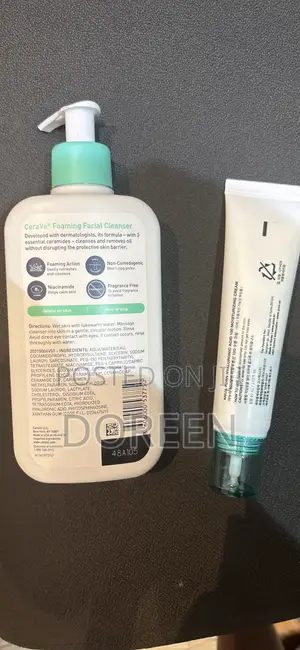 Cerave Foaming Cleanser and Anua PDRN 100+