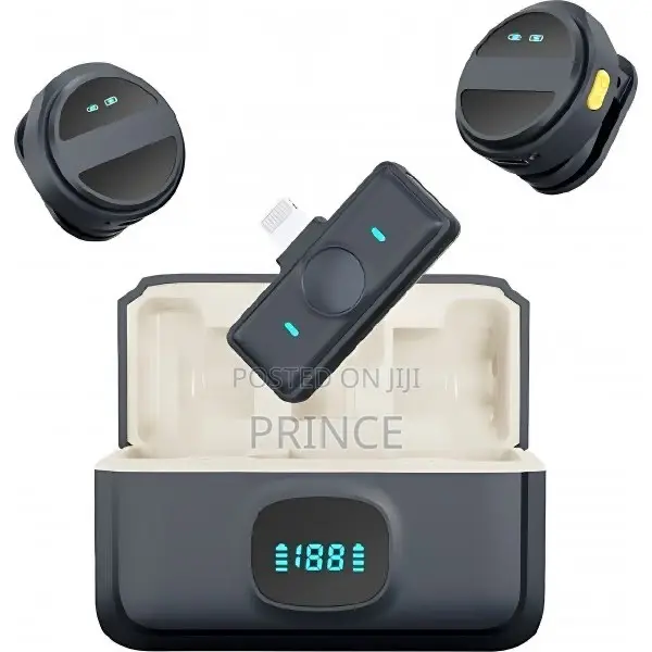 SX21 Wireless Phone Microphone With Charging Case