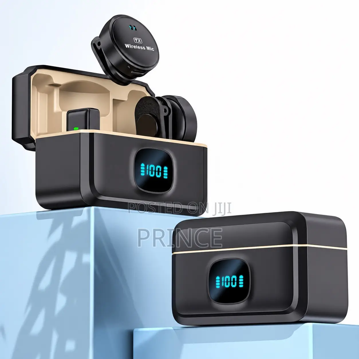 SX21 Wireless Phone Microphone With Charging Case