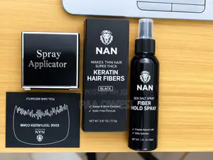 NAN Keratin Hair Fibers Black Set
