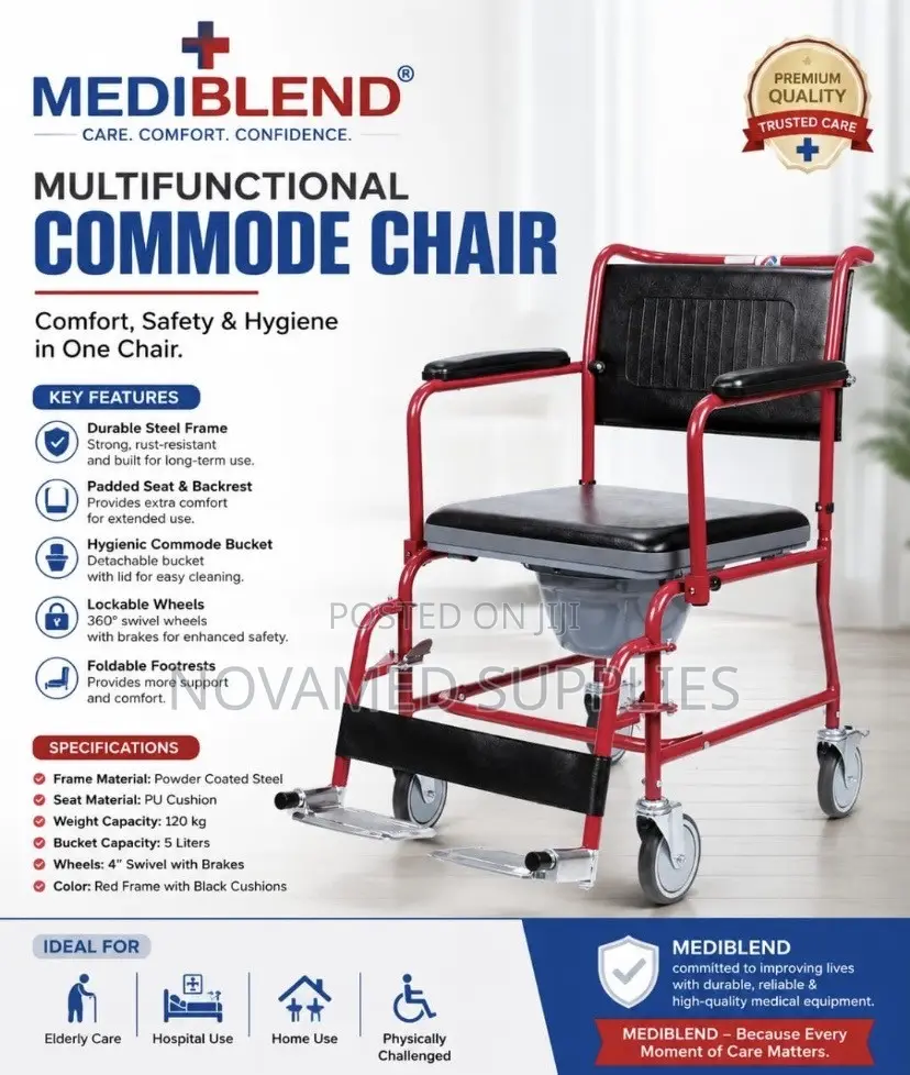 Commode Wheelchair