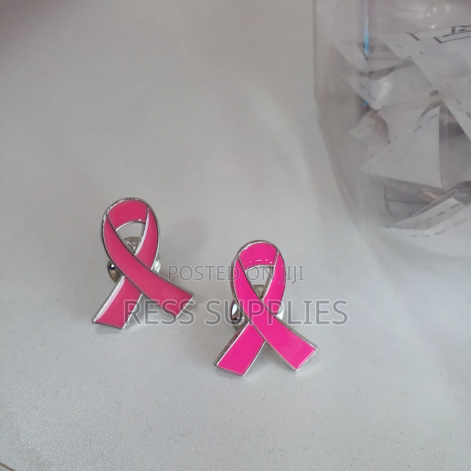 Breast Pink Brooch